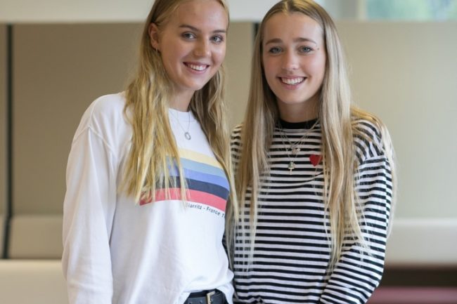 Ciara Wilson (left) and Carly Munn