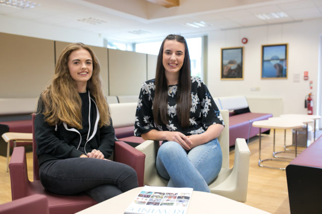 Laura Codd (left) and Kiara Tighe