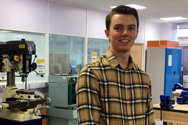 Connor Strudwick, former student