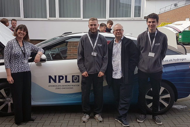 Andrew Hanson and students