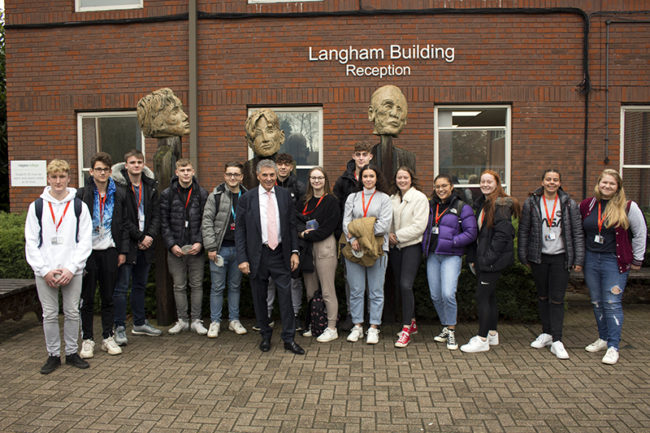 David Dein and Students