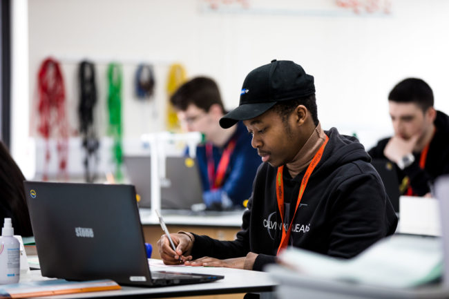 Students in classroom