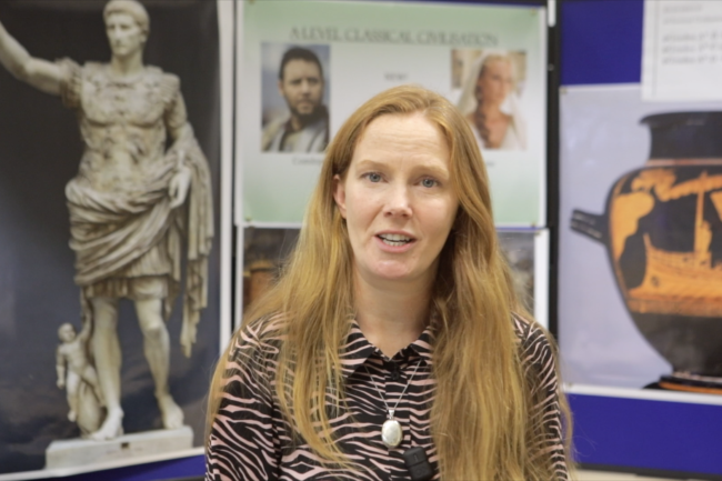 Sarah Bell, Head of Classical Civilisation