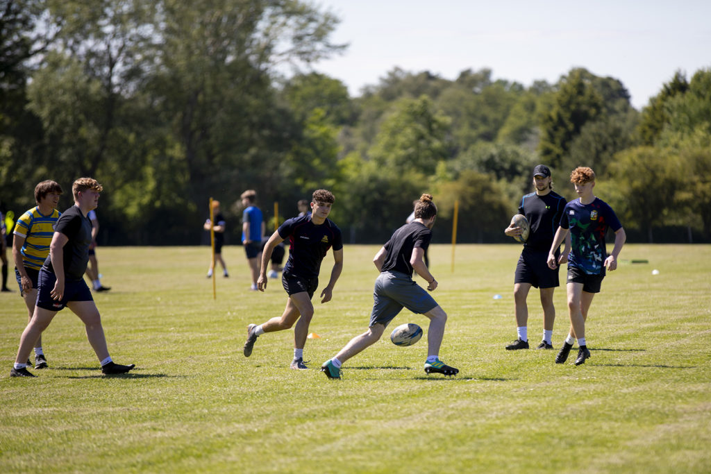 Summer men's rugby training