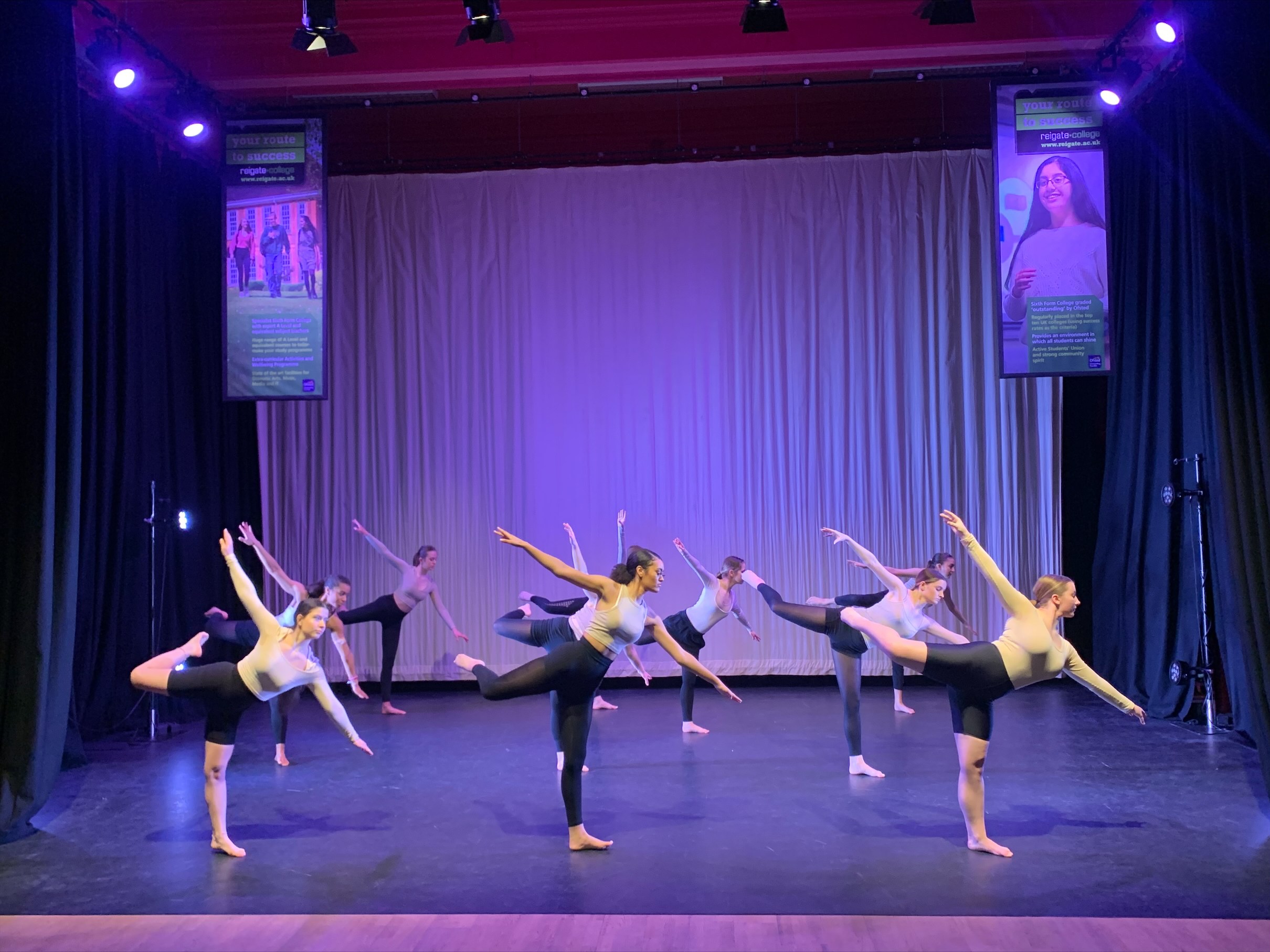 Dance IT 2022 - Event image (group photo of students performing a dance piece)