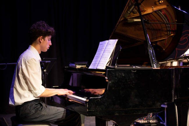 Spring Concert 2022 - Pianist playing the piano