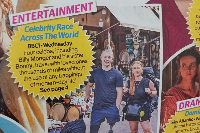 Billy Monger and his sister Bonny