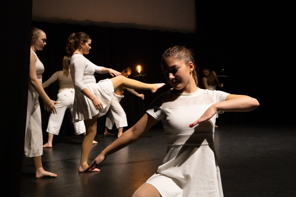 Students performing at the Hot feet Dance Show 2023