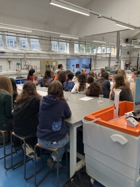 Students learning about Smart Materials