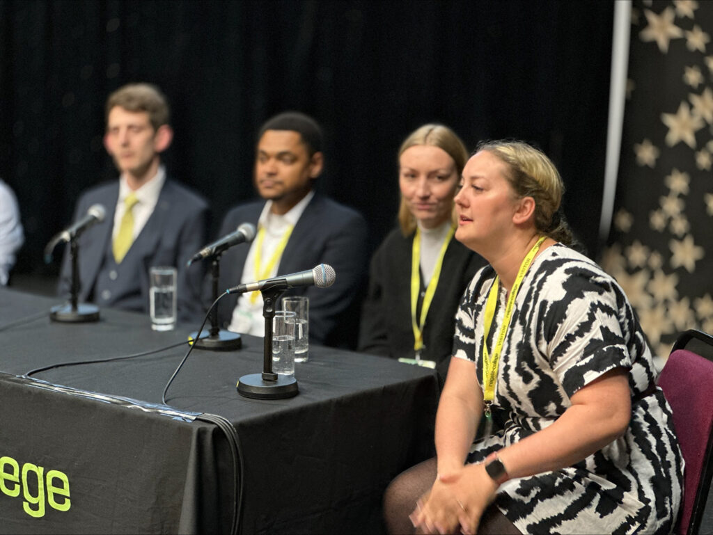 Panel of past students