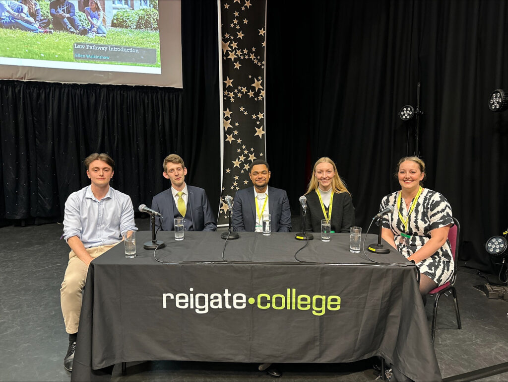 Panel of past students