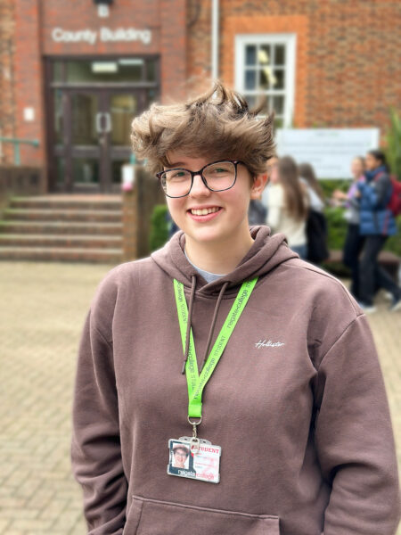 Upper Sixth student Hattie Huxley