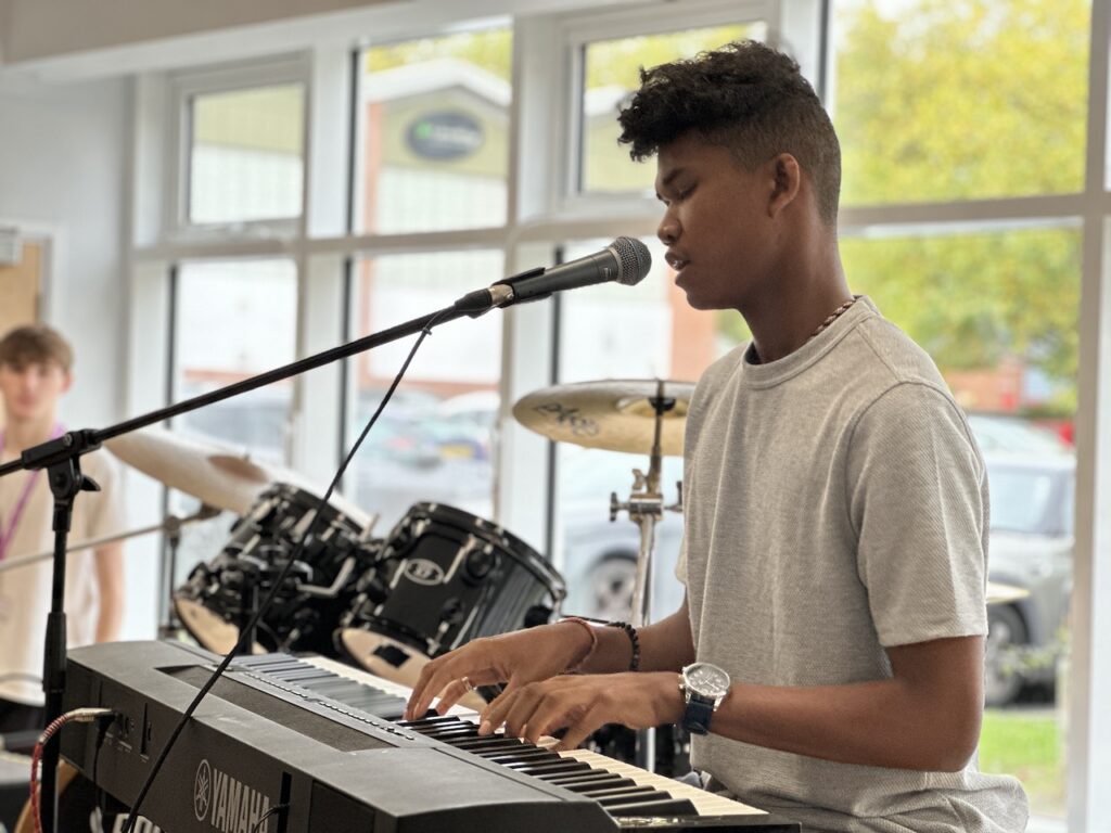 Black History Month live music by music student; refectory gig