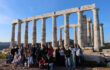Students at Cape Sounion
