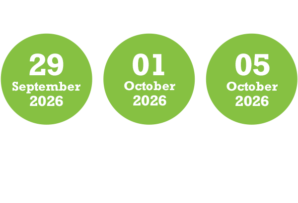 Open Event dates 2026