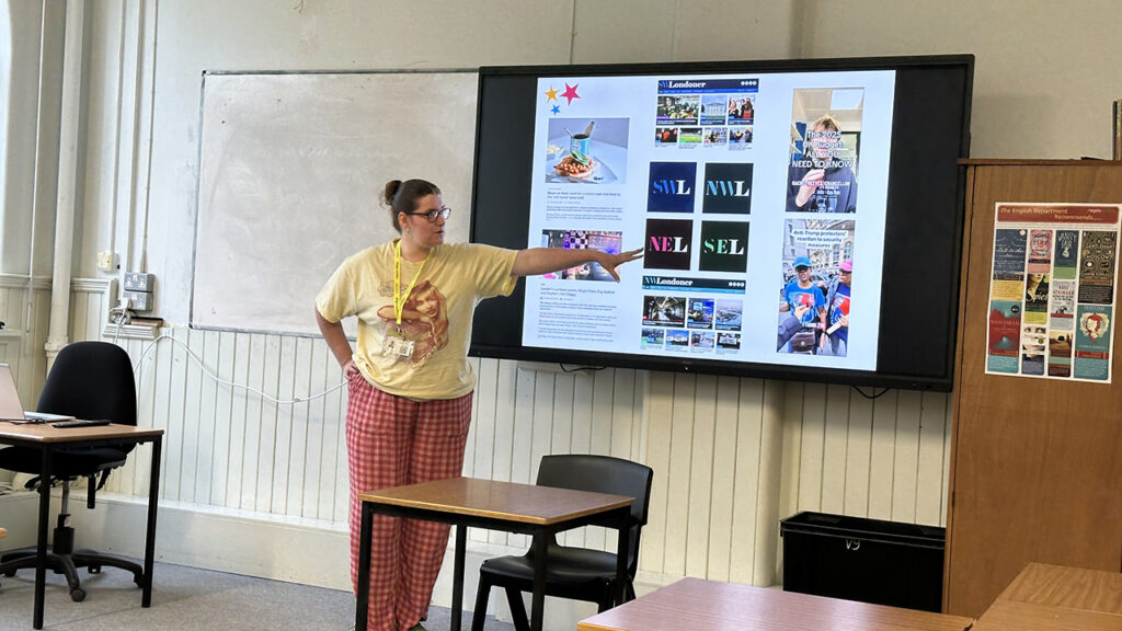 Grace Cowley from The School of Journalism