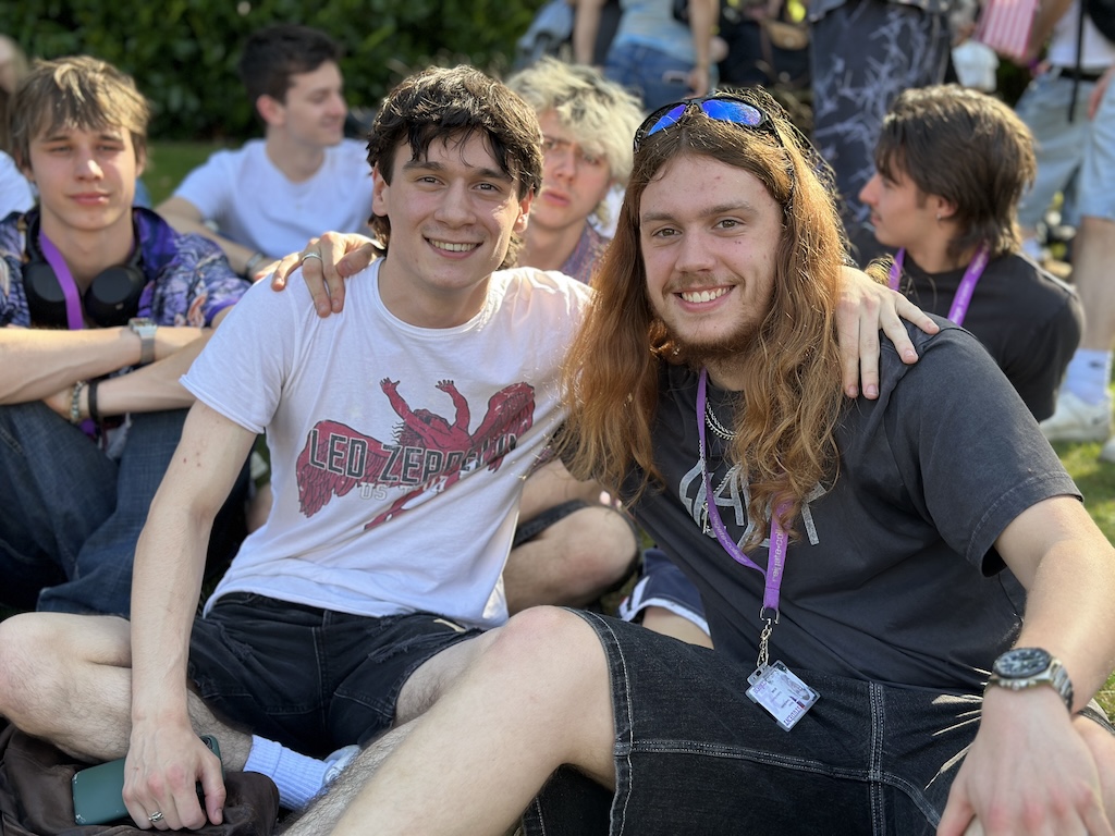 Students at Reigate College's Leavers' Fest 2026